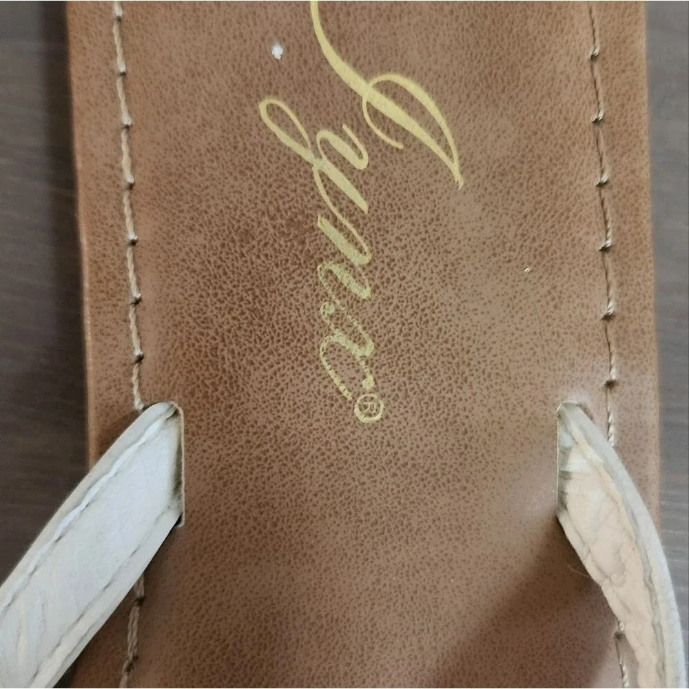 Flip flop white Size 6,1/2